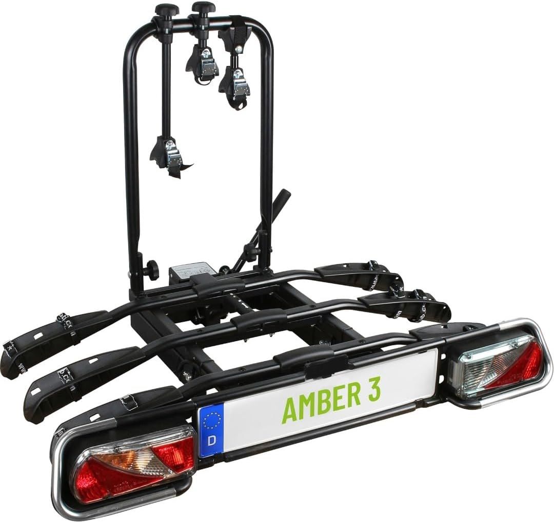 11555 Amber 3 Towbar Bike Carrier for 3 Bikes, E-Bike Compatible