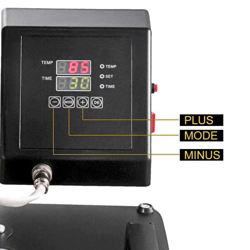 15" x 15" (38 x 38 cm) Digital Clamshell Heat Transfer Press, T-Shirt Sublimation Machine