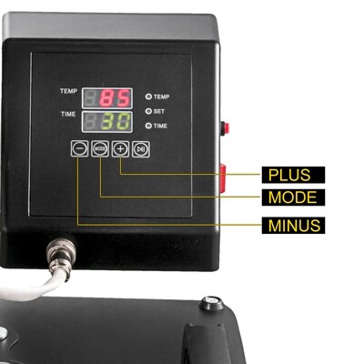 15" x 15" (38 x 38 cm) Digital Clamshell Heat Transfer Press, T-Shirt Sublimation Machine