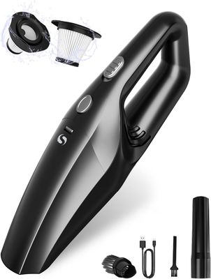 Rechargeable Cordless Handheld Vacuum Cleaner – HEPA Filter &amp; Type-C Charging
