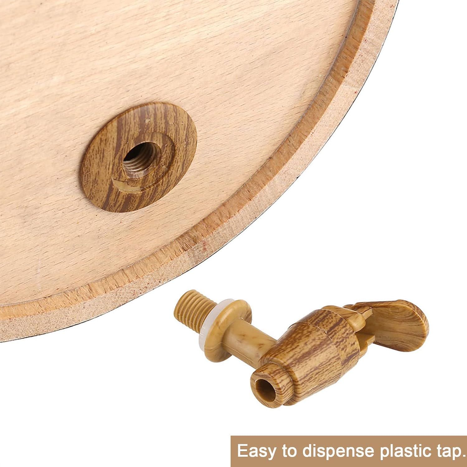 Solid Wood Whiskey Barrel