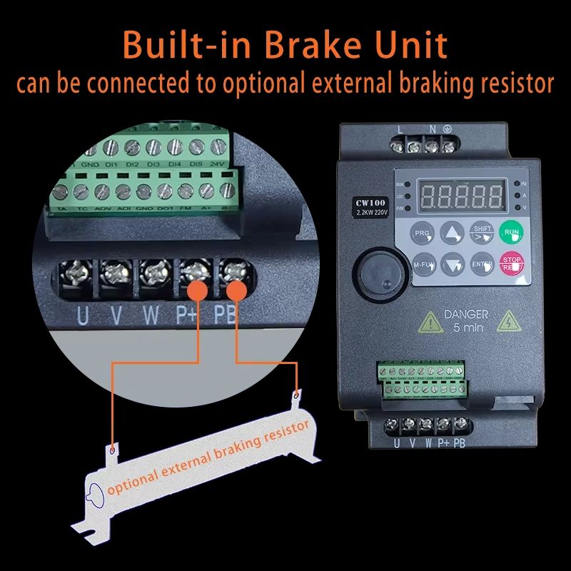 Frequency Converter VFD 220V Input 380V Output