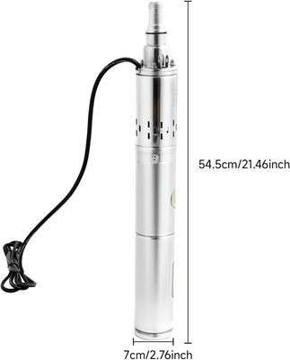 Stainless Steel Submersible Water Pump – 2000 L/h, 65m Lift