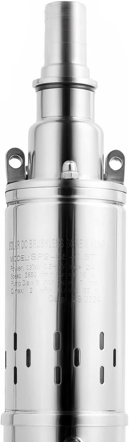 Stainless Steel Submersible Water Pump – 2000 L/h, 65m Lift