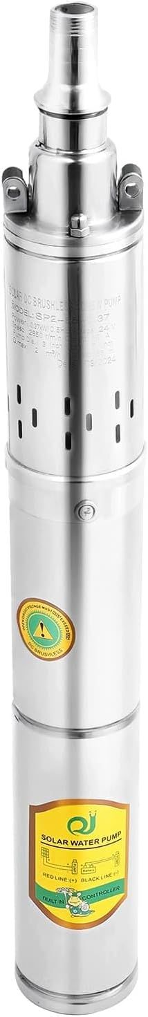 Stainless Steel Submersible Water Pump – 2000 L/h, 65m Lift
