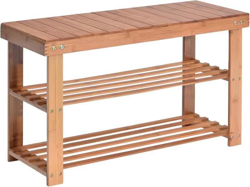 Stable Structure Shoe Rack Bench