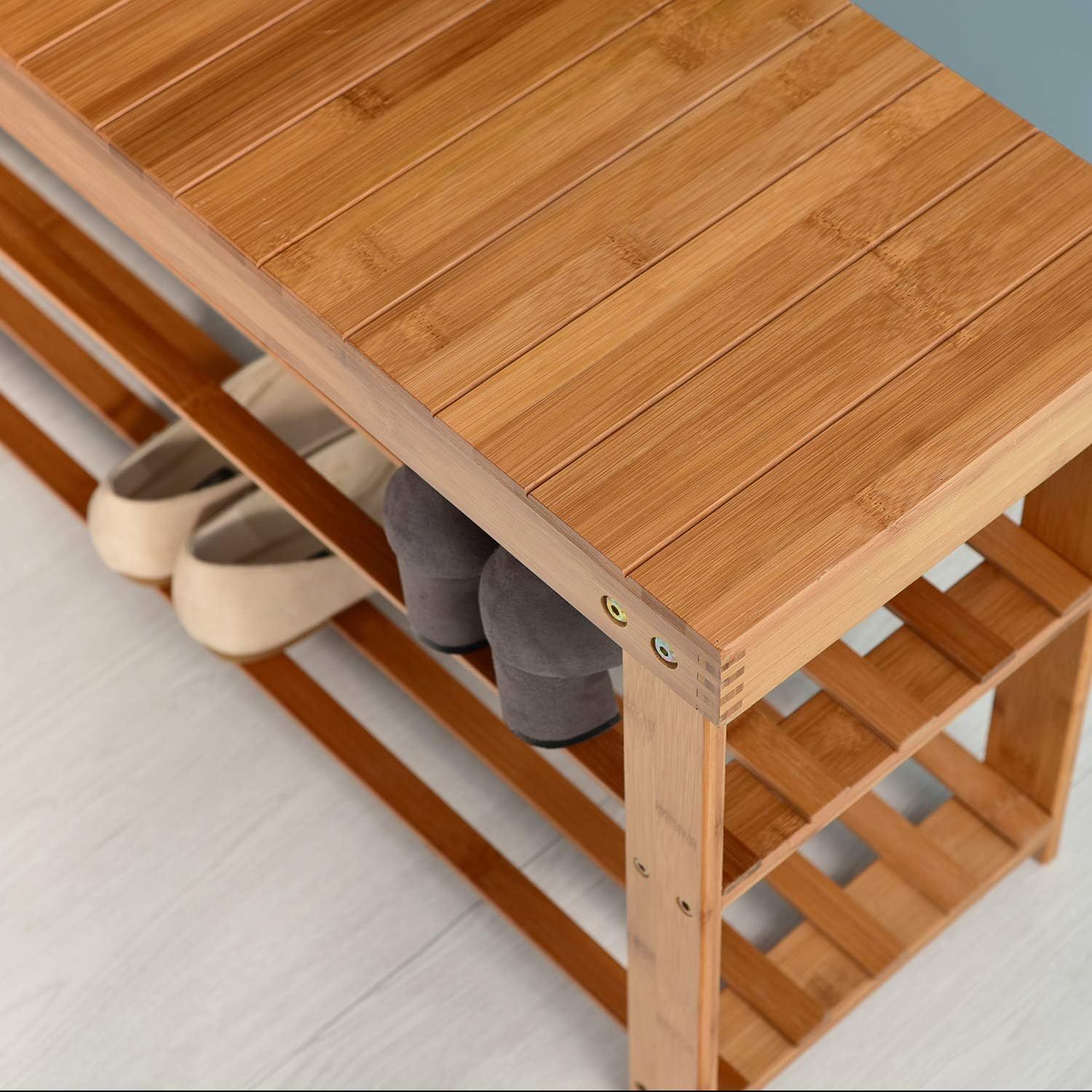 Stable Structure Shoe Rack Bench