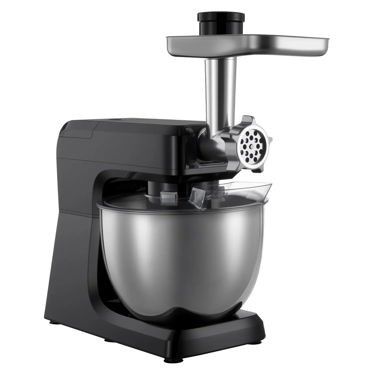 Red 5-in-1 Commercial Stand Mixer – 1500W, 7.8L Bowl