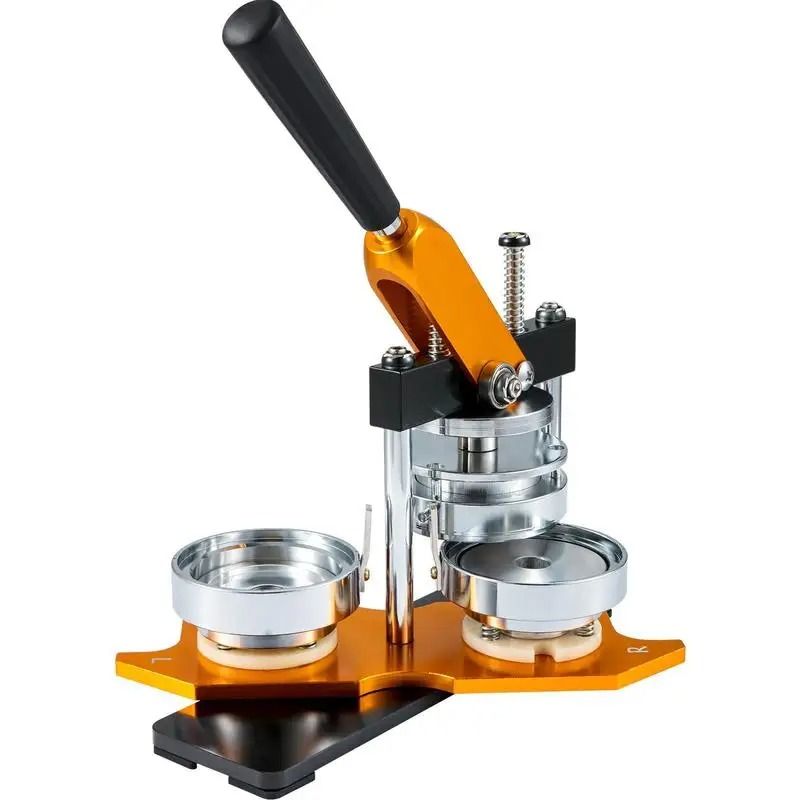 Badge Making Machine Kit – Button Pin Press with 100 Materials