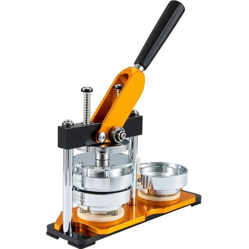 Badge Making Machine Kit – Button Pin Press with 100 Materials