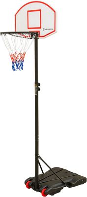 Portable Adjustable Kids Basketball Hoop – Junior Basketball Stand with 17-Inch Rim