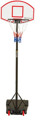 Portable Adjustable Kids Basketball Hoop – Junior Basketball Stand with 17-Inch Rim