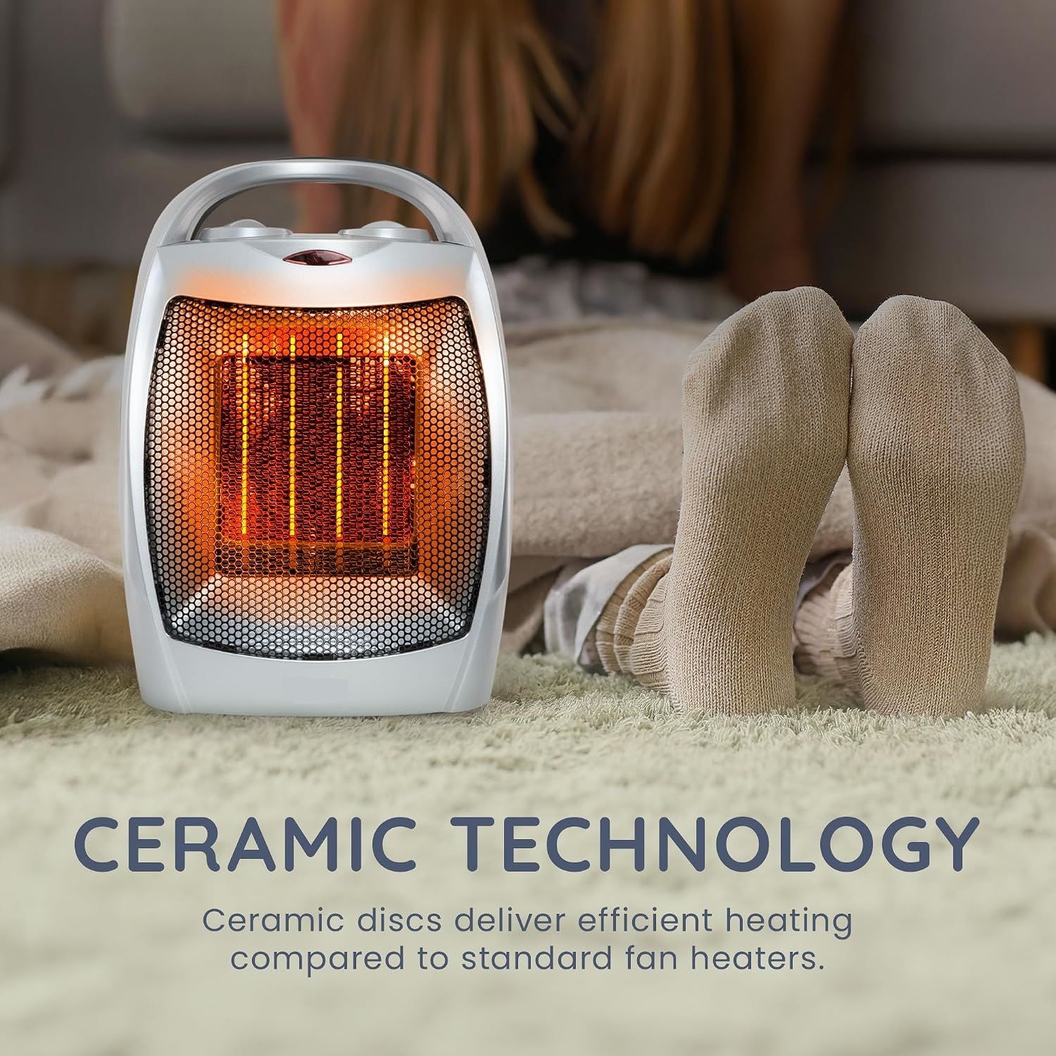 Portable Ceramic 2000W Fan Heater