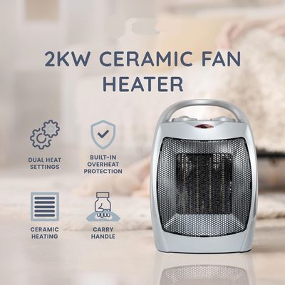 Portable Ceramic 2000W Fan Heater