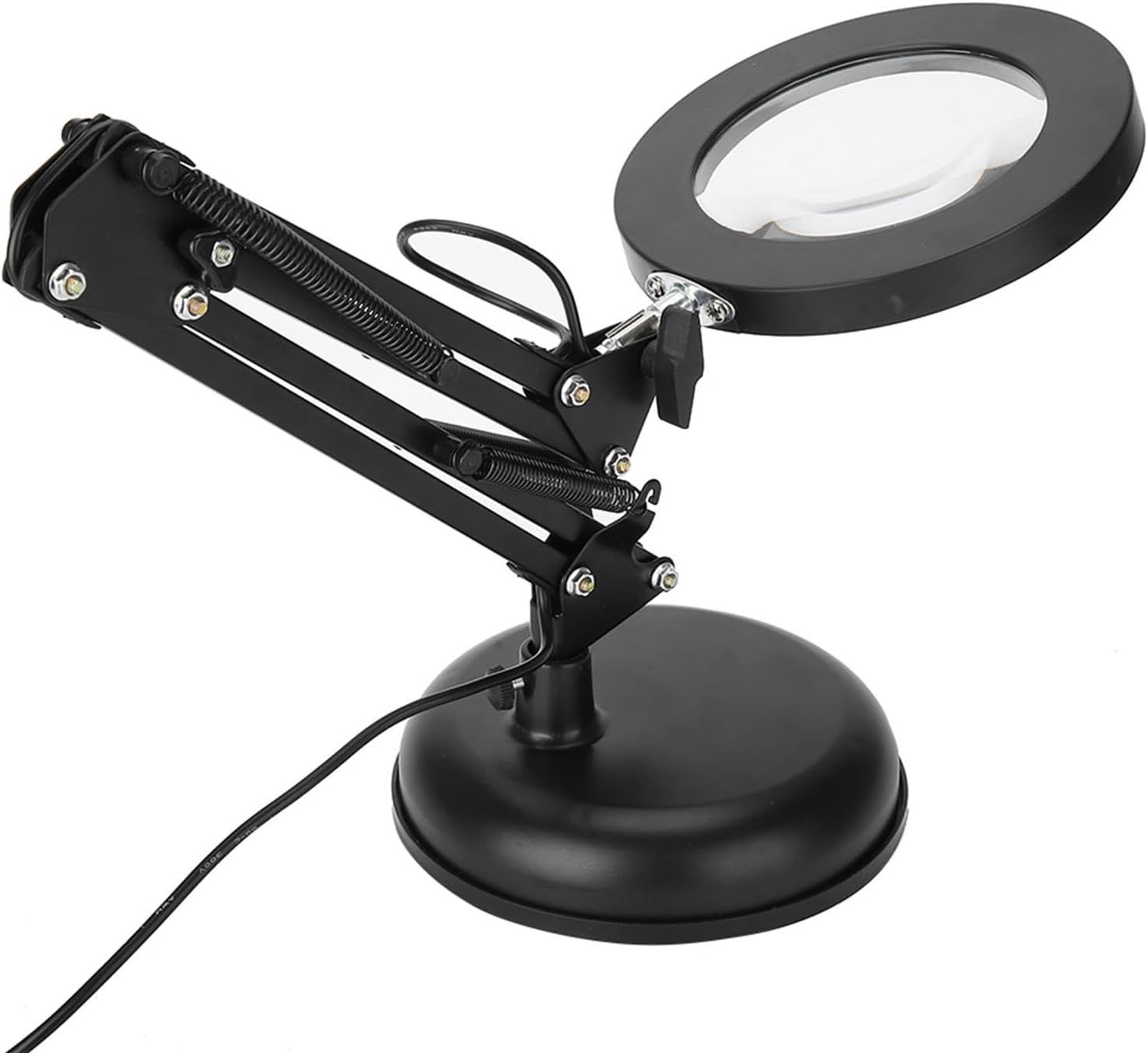 5X Magnifying Desk Lamp with LED Light USB