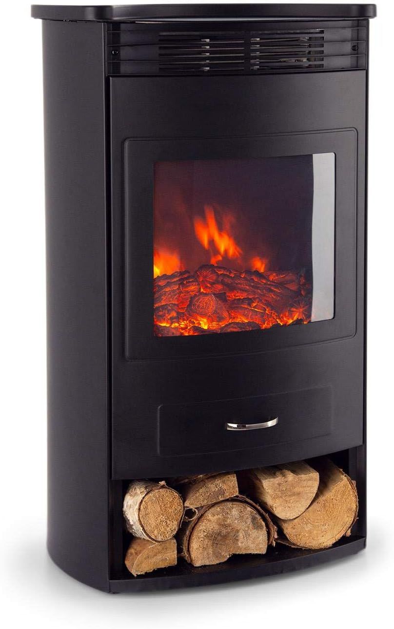 Electric Fireplace with Heat Thermostat Timer 950/1900W