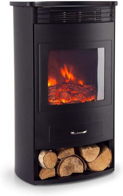 Electric Fireplace with Heat Thermostat Timer 950/1900W