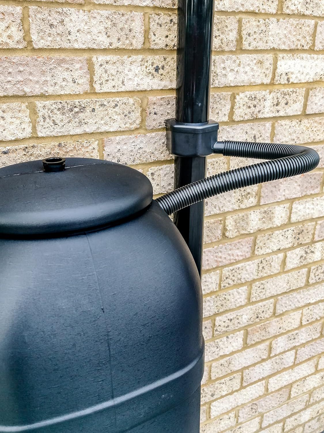 100L Water Butt Set with Rainwater Collector Outdoor Garden Storage