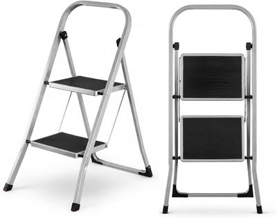 2 Step Folding Ladder Anti Slip 150kg Load