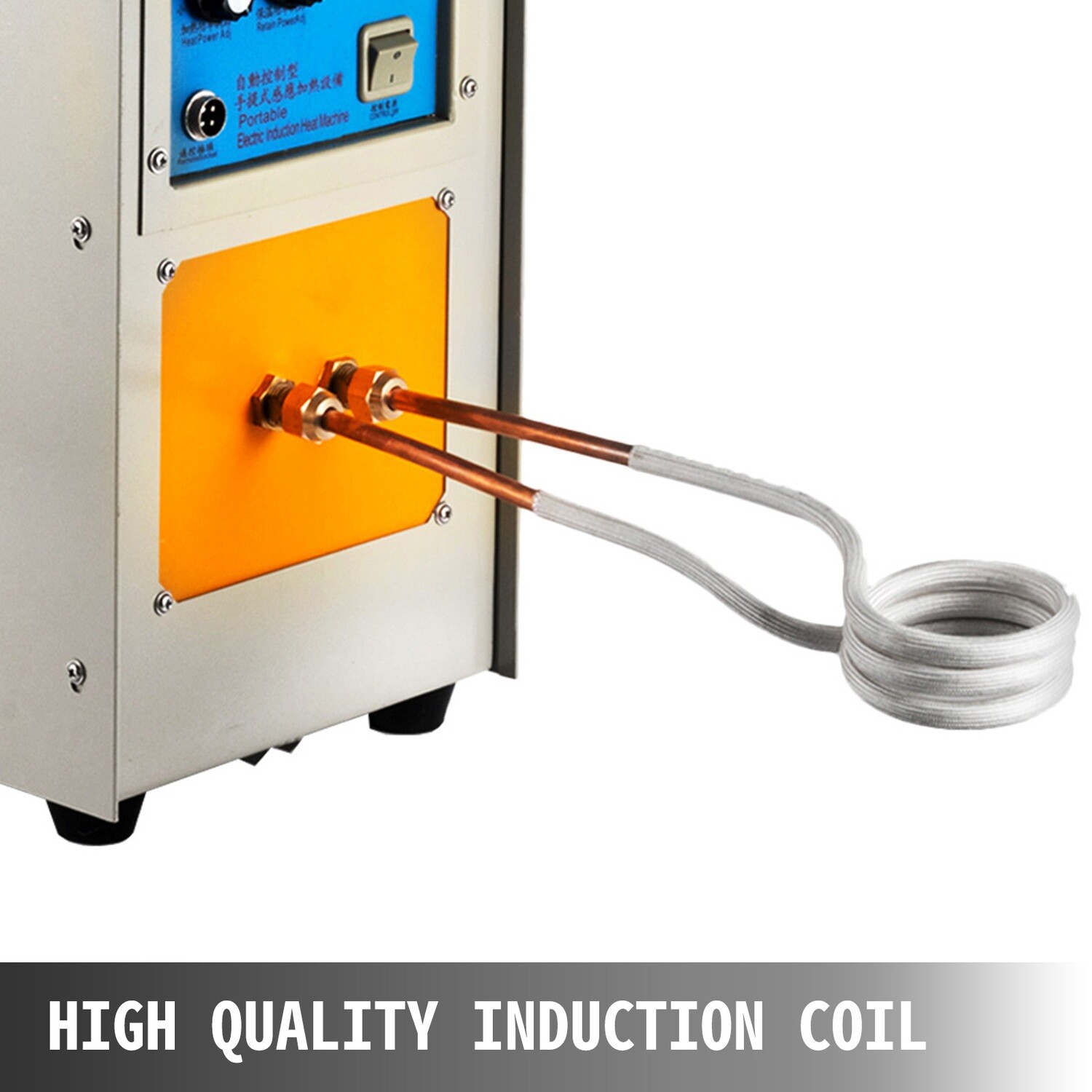 15KW High-Frequency Induction Heater 30-100 KHz, LH-15A 230V Heating Furnace System for Melting and Heat Treatment