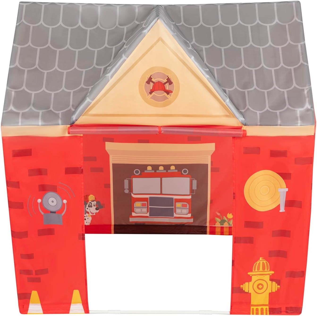 Firefighter Play Tent Kids Foldable Indoor Outdoor