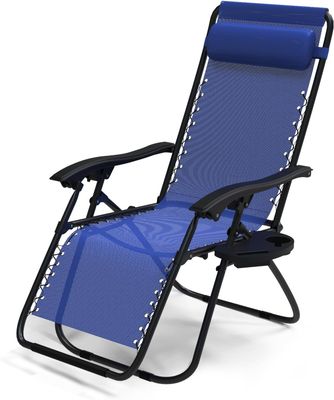 Zero Gravity Chair Folding Recliner Garden Lounger