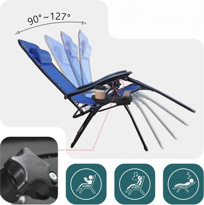 Zero Gravity Chair Folding Recliner Garden Lounger