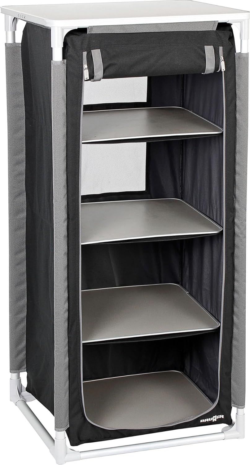 Azabache HS Camping Cabinet Propane Outdoor Cooking Storage Unit Aluminium Portable