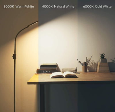 LED Floor Lamp Touch Control Dimmable Reading Light
