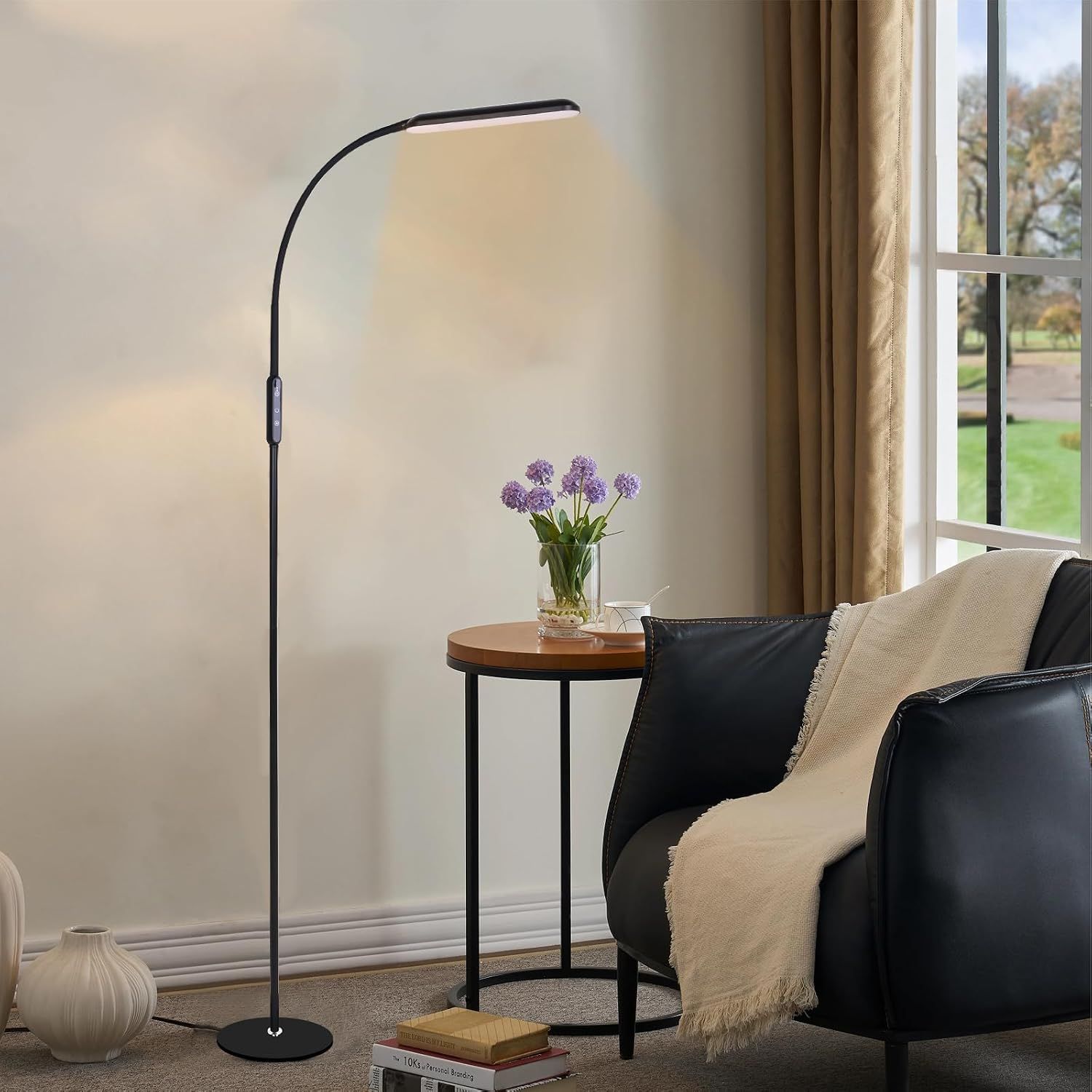 LED Floor Lamp Touch Control Dimmable Reading Light