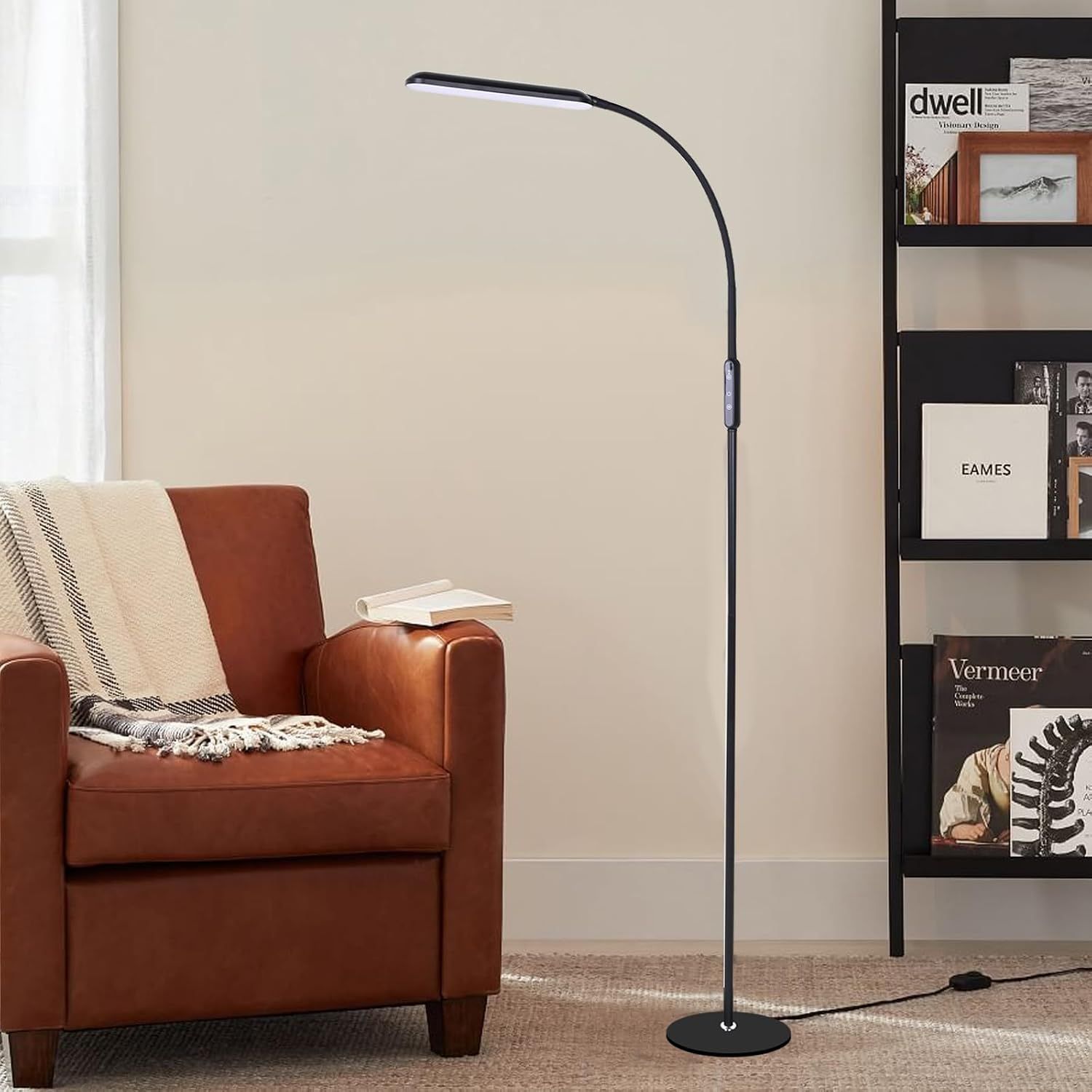 LED Floor Lamp Touch Control Dimmable Reading Light