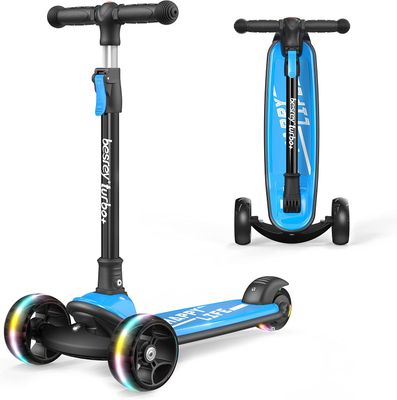 Kids Scooter 3 Wheel Foldable with LED Wheels
