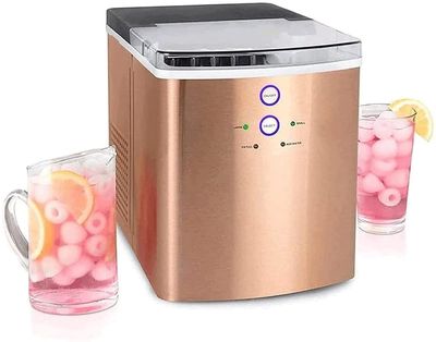 30kg/24H Countertop Ice Maker Self Cleaning