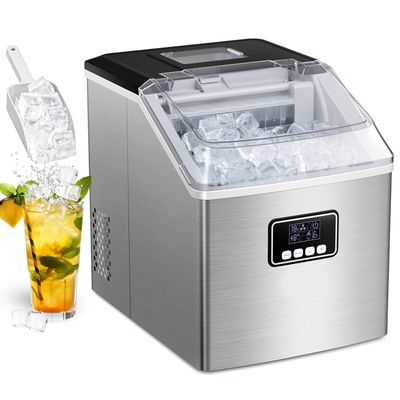 Stainless Steel Countertop Ice Maker