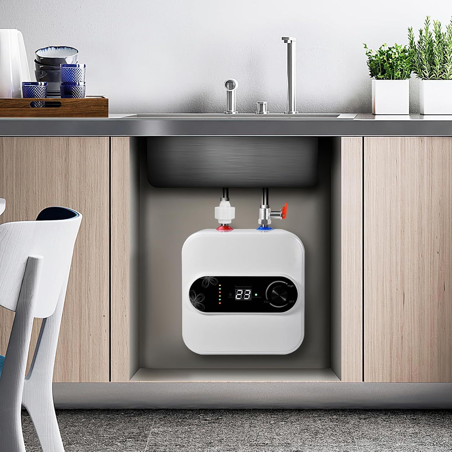10L Electric Under Sink Water Heater 1500W