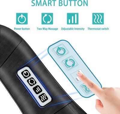 Neck Massager Shiatsu with Heat Shoulder Relief