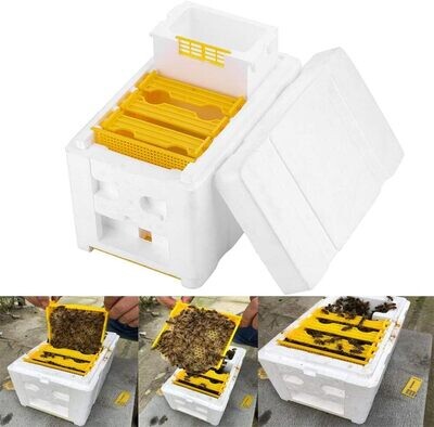 Bee Hive Box for Beekeeping Pollination &amp; Honey Harvesting