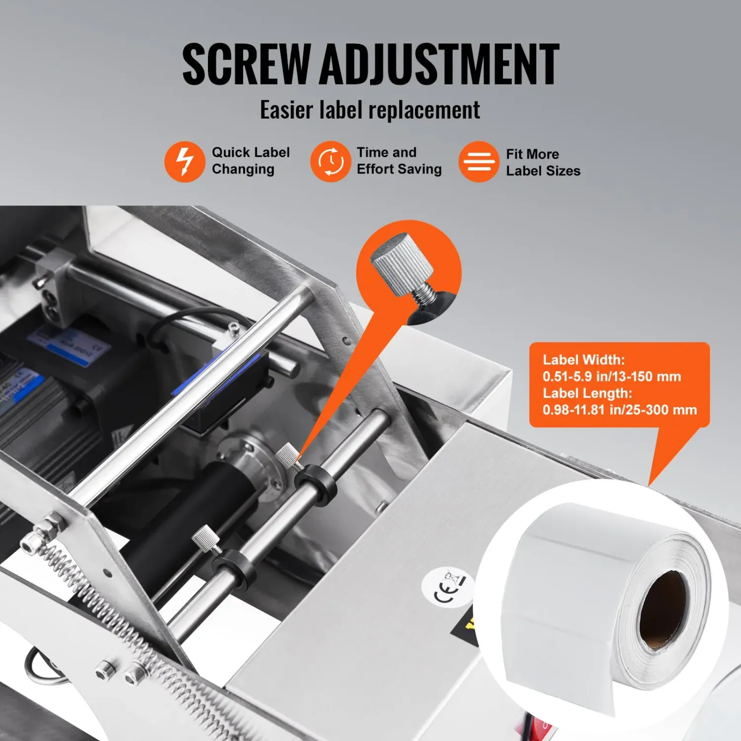 Small Size Semi-Automatic Electric Round Bottle Labeling Machine
