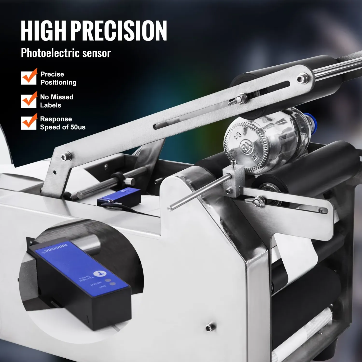 Small Size Semi-Automatic Electric Round Bottle Labeling Machine