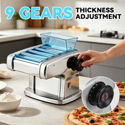 Electric Pasta Machine 9 Thickness Settings Noodle Maker