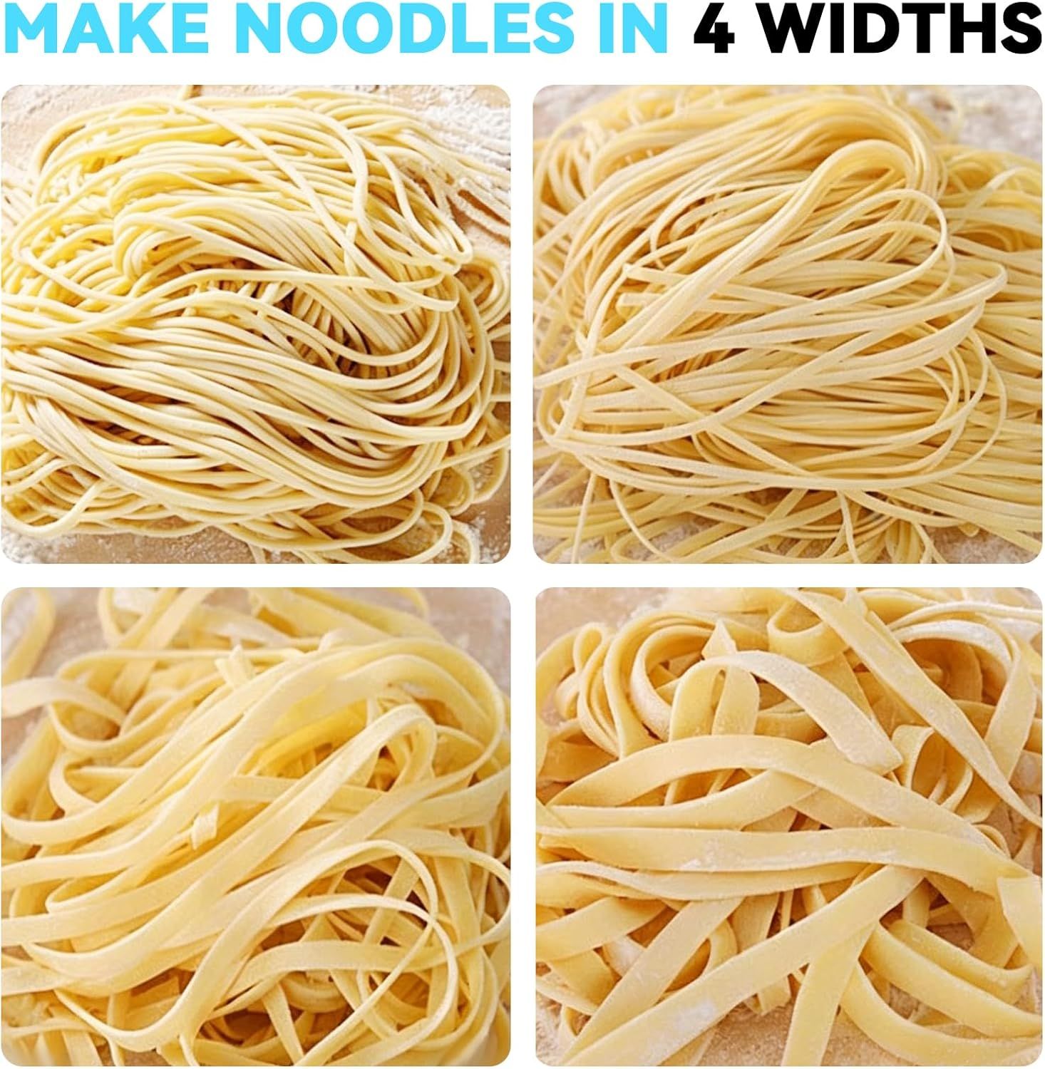 Electric Pasta Machine 9 Thickness Settings Noodle Maker