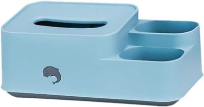 Multifunctional Tissue Box Cover with Storage