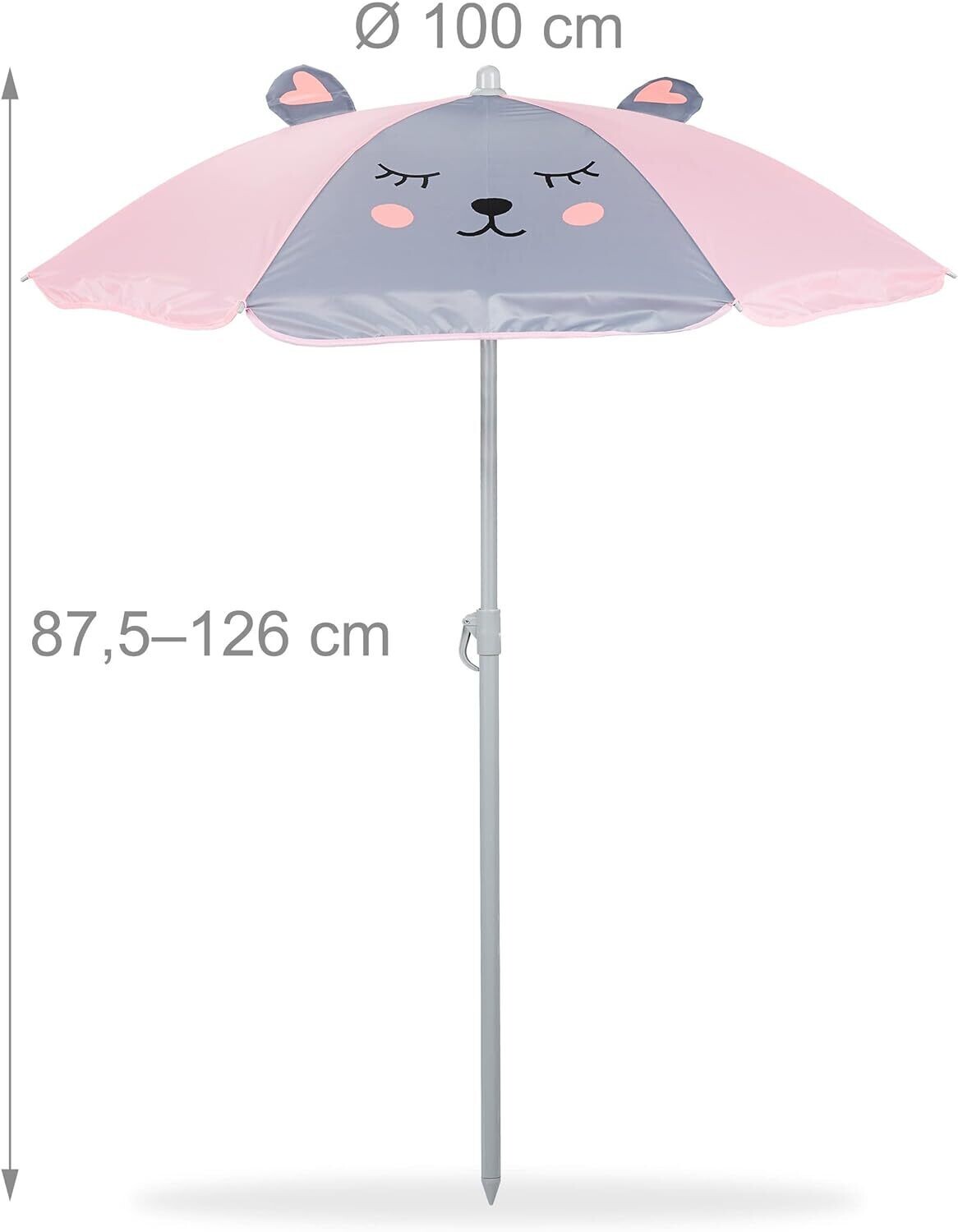 Children's Camping Seating Set with Umbrella – Folding Chairs &amp; Table for Outdoor Camping and Garden Use