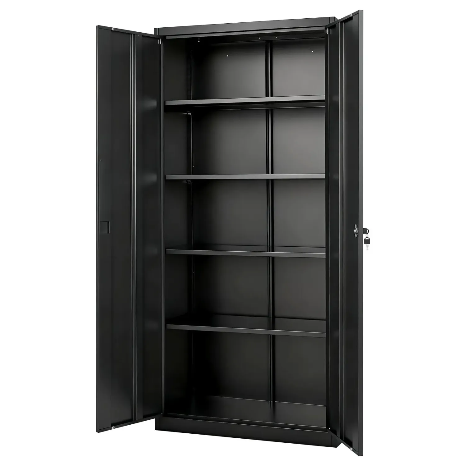 Filing Cabinet Steel Lockable 4 Shelf Storage