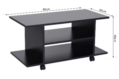 TV Stand With 3-tier shelf