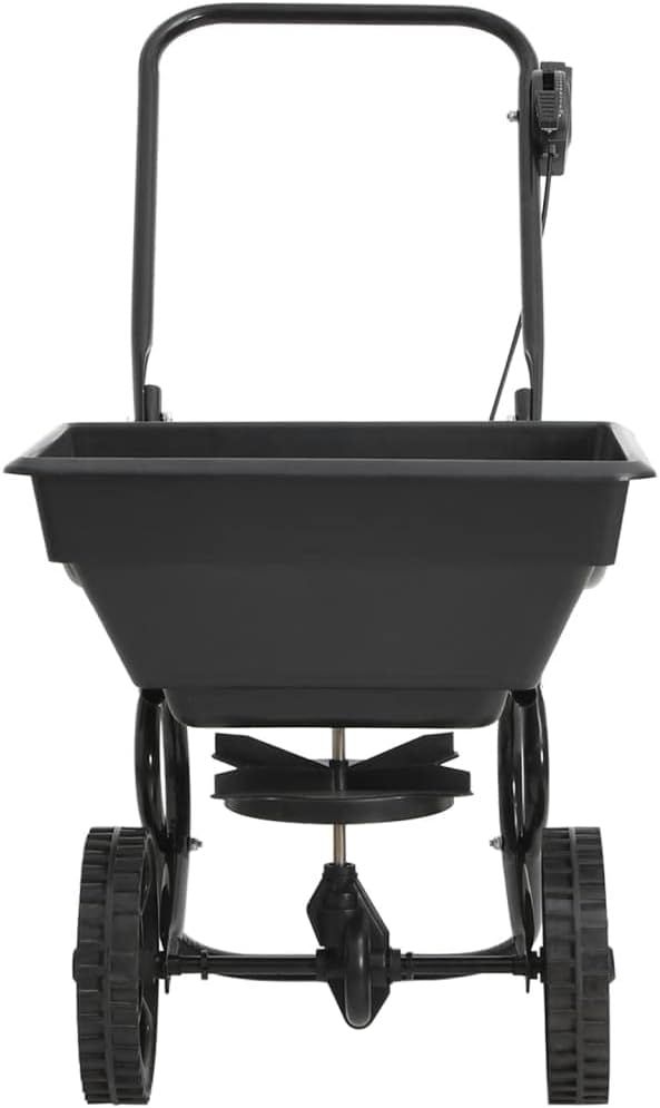 Push model Walk-Behind Salt Spreader 15L – Lawn Fertilizer, Seed &amp; Grit Spreader