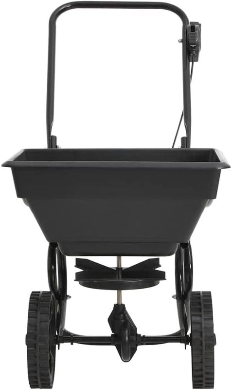 Push model Walk-Behind Salt Spreader 15L – Lawn Fertilizer, Seed &amp; Grit Spreader