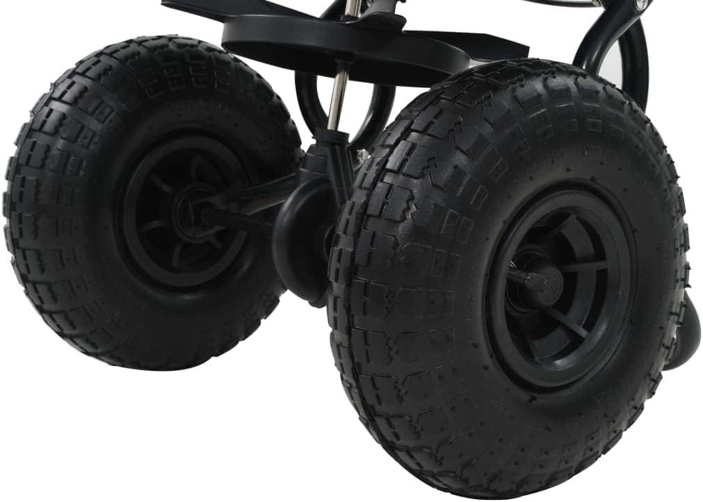 Push model Walk-Behind Salt Spreader 15L – Lawn Fertilizer, Seed &amp; Grit Spreader