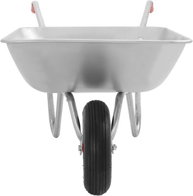 65L Heavy Duty Garden Wheelbarrow with Pneumatic Tyre 100kg Capacity