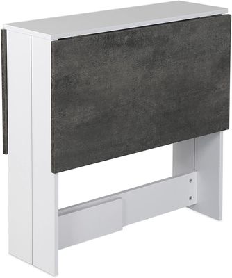 Folding Dining Table Small Space with Storage Shelf